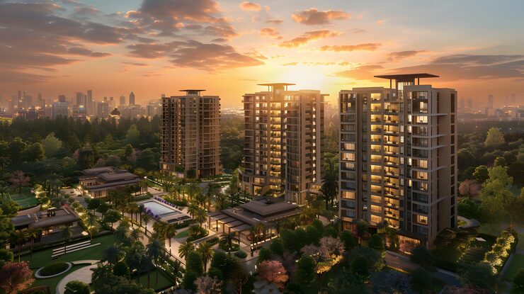 Dosti Eden under construction apartments in Balkum Thane West starting 1.15 Cr